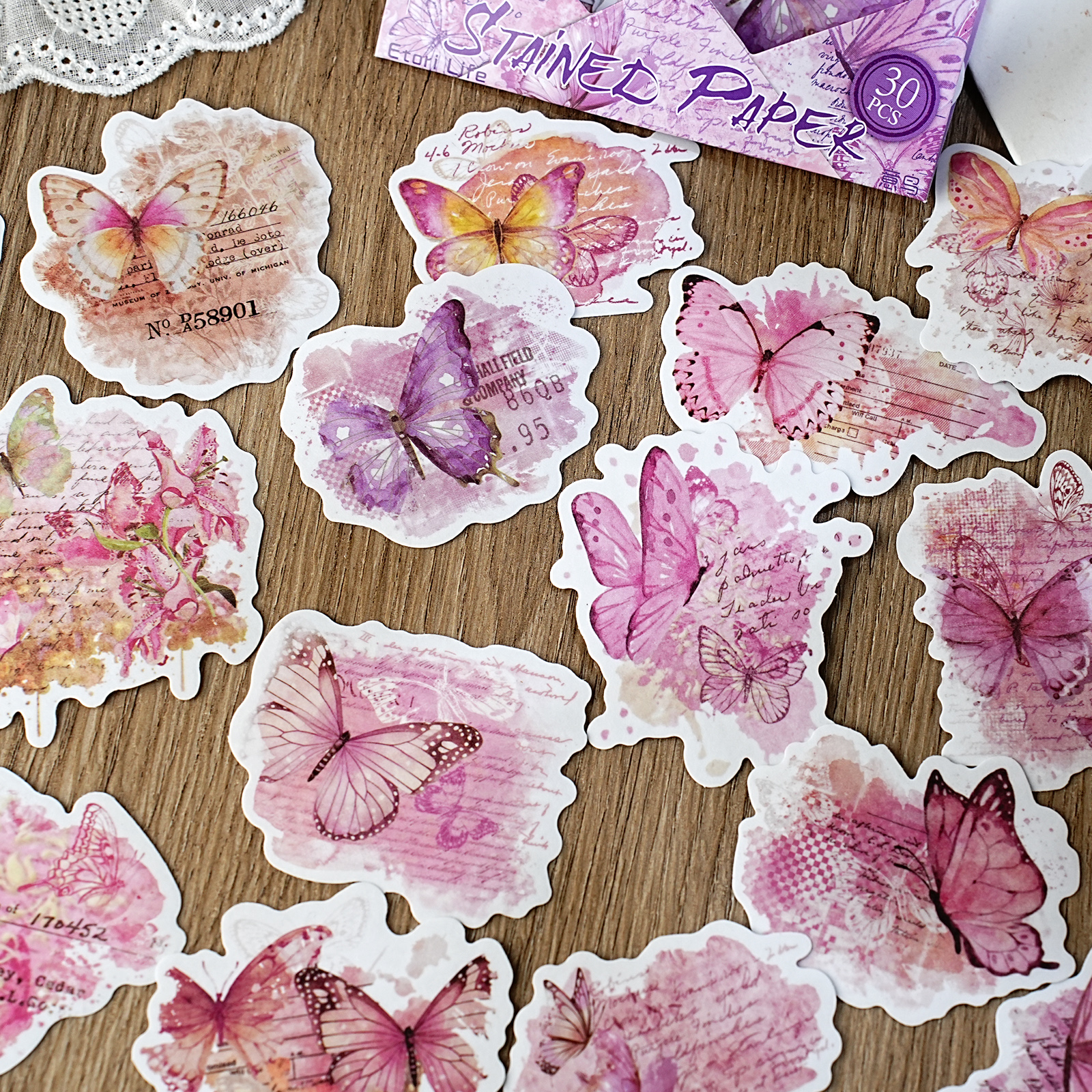 Etori Life Pink Watercolor But - Korean Lifestyle & Kids Boutique ulasan dan harga