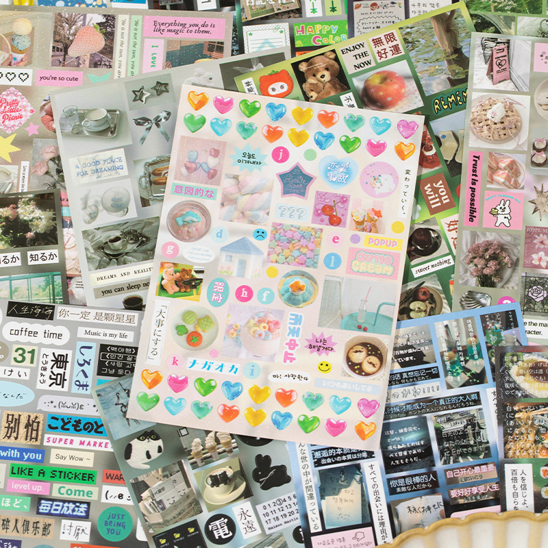 30Sheets Sticker Book Mist Rai - The Korean Lifestyle Book ulasan dan harga
