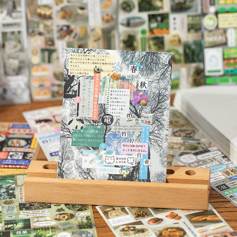 30Sheets Sticker Book Mist Rai - The Korean Lifestyle Book ulasan dan harga