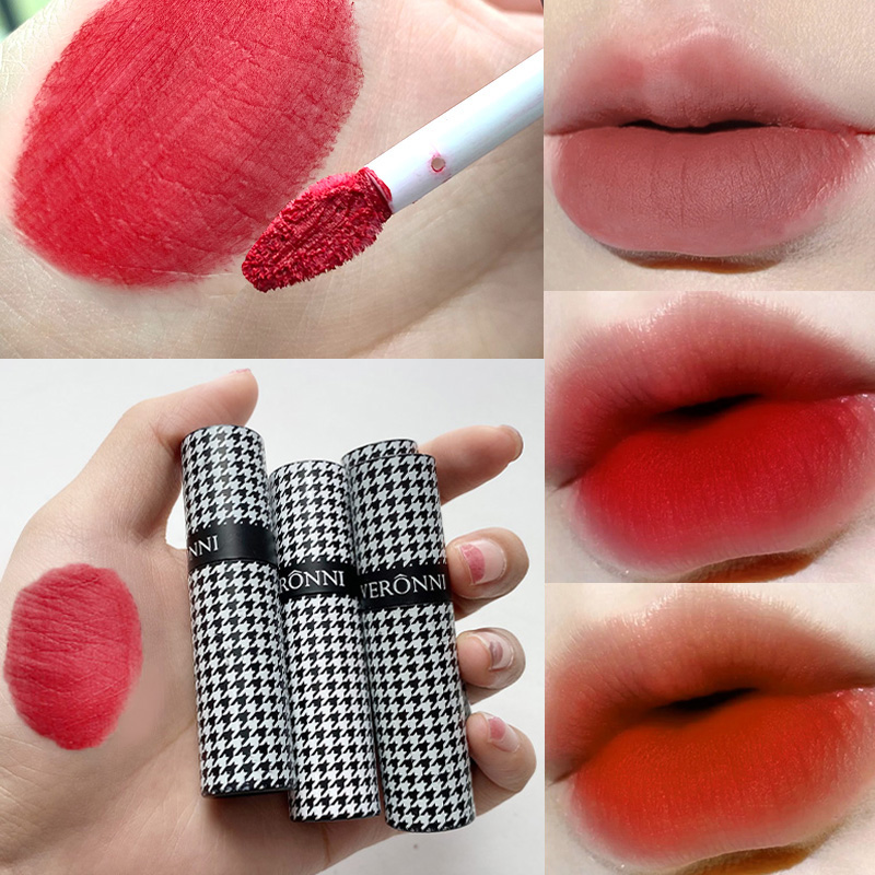 Matte Velvet Lip Gloss Lips Mu - Lip Tint Korean ulasan dan harga
