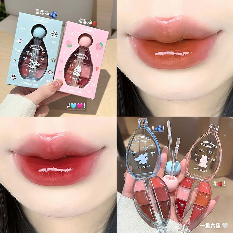 Korean Fashion Six-color Mirro - Lip Tint Korean ulasan dan harga