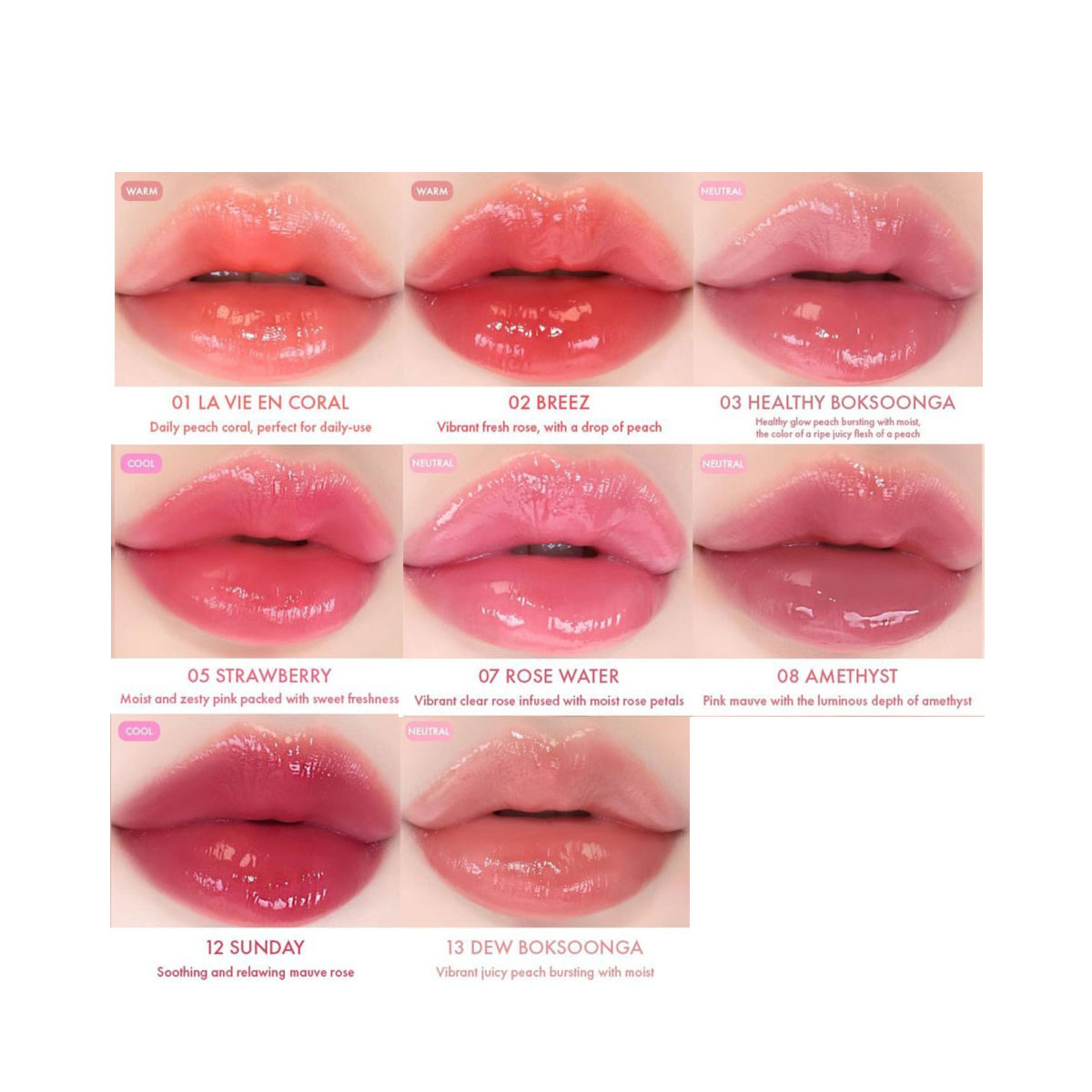 [ClearanceSale] AMUSE DEW TINT - Lip Tint Korean ulasan dan harga