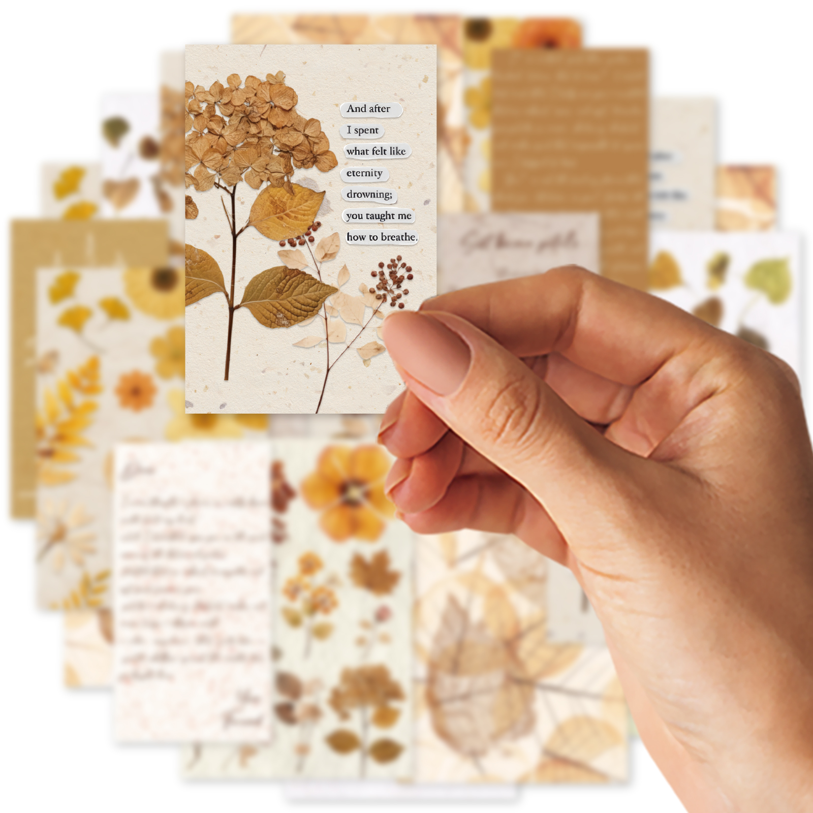 Etori Life 20Pcs Vintage Autum - The Korean Lifestyle Book ulasan dan harga