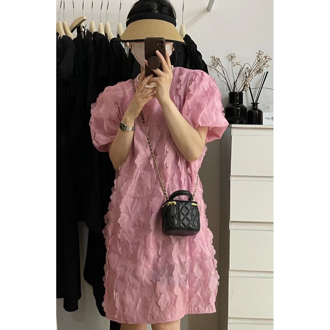 Floral Bubble Sleeve Dress Kor - Korean Lifestyle & Kids Boutique ulasan dan harga