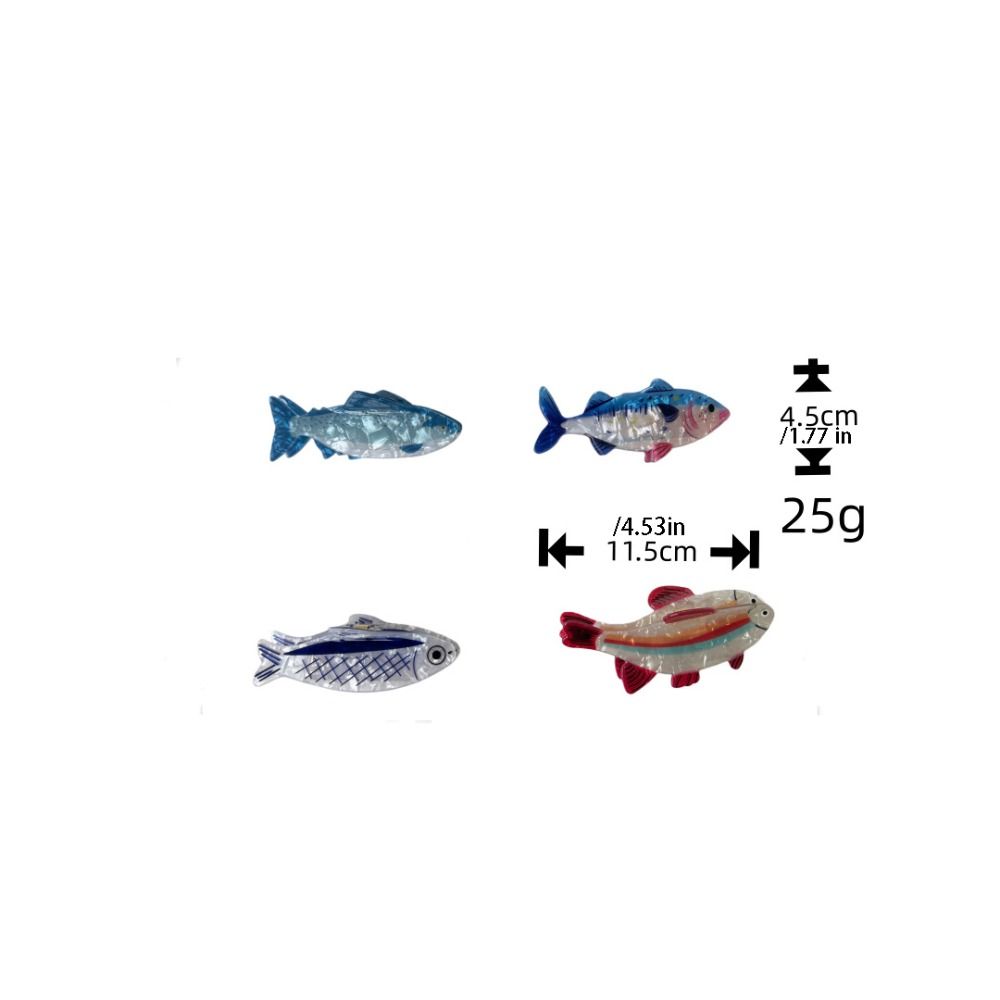 4Pcs Hairpin Ocean Animal Hair - Korean Women Lifestyle ulasan dan harga